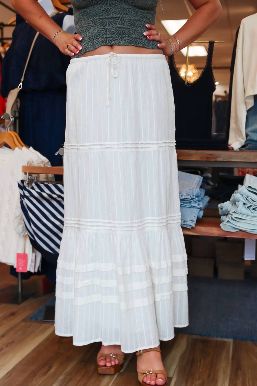 NEW BILA77 mila maxi skirt in coconut milk